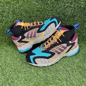 Adidas Original Men’s Size 8 TORSION TRDC MID FW9173 Tech Beige Power Berry
